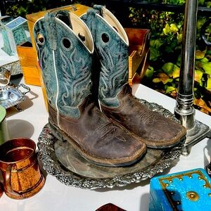 Kids Old West Authentic Leather Cowboy Boots!